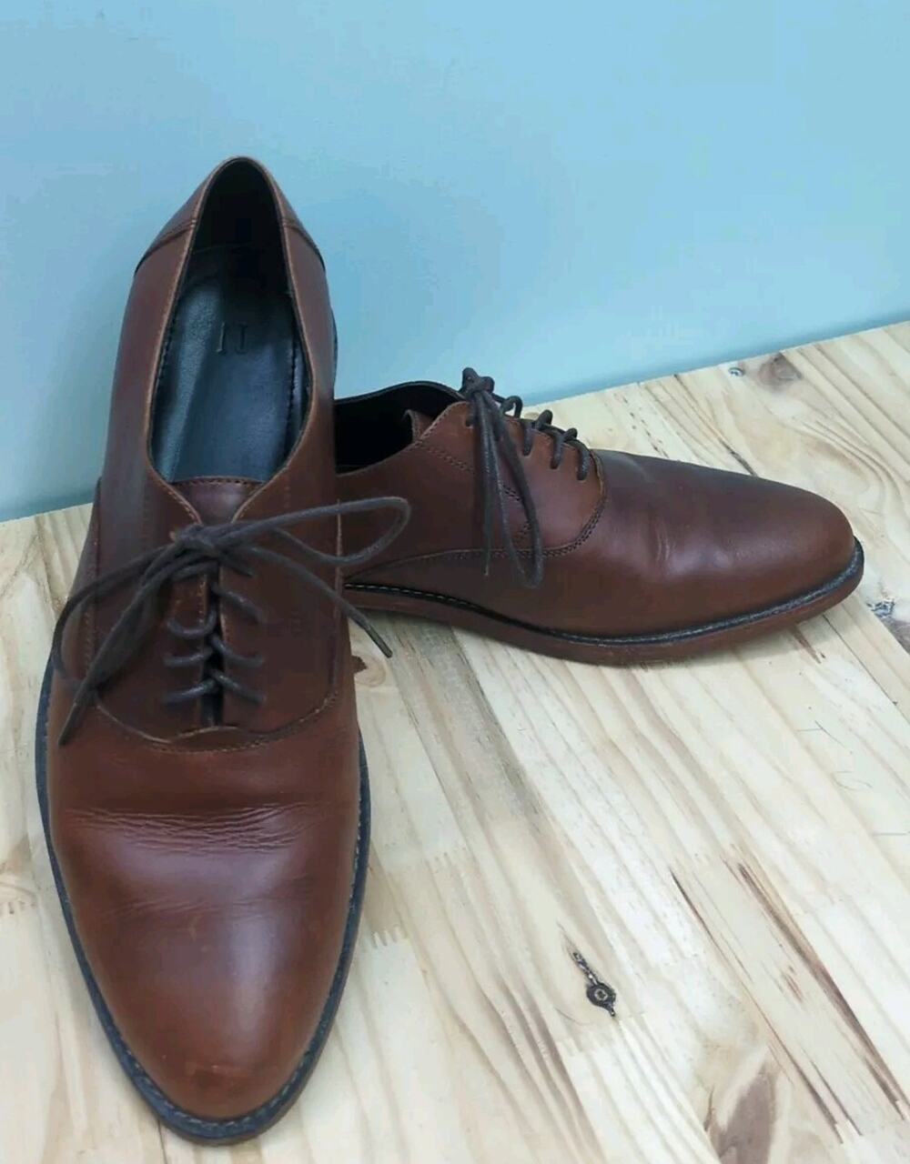 Nisolo Men's Everyday Oxford Brown Size 10.5 EUC